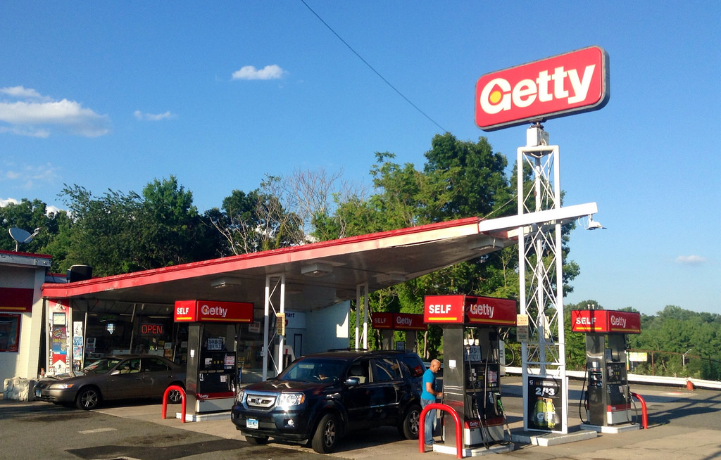 Getty Gas Station 7/2014 Meriden CT. One of the LAST! Pics by Mike Mozart of TheToyChannel and JeepersMedia on YouTube. #Getty #GettyGas by JeepersMedia getty station photo