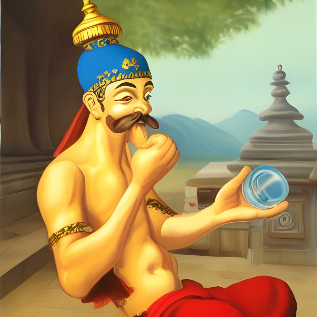 classic_painting_of_a_genie_coming_from_his_bottle_Seed-5672812_Steps-25_Guidance-7.5