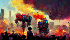 conduit_battle_robot_parade_behind_cyberpunk_dystopian_colorful_aa35c8d8-6399-471c-bbcd-66af0441d83a