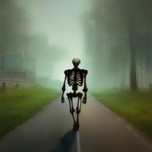 skeleton_walking_down_the_road__digital_art_by_ruan_jia_and_mandy_jurgens_and_artgerm__highly_detail_Seed-2379149_Steps-25_Guidance-7.5