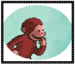 Gleeful Monkeys dance in his demented living room side show.