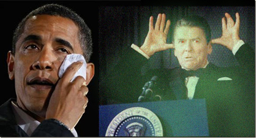 Reagan's Ghost VS Obama